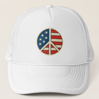 Vrede en patriottisme trucker pet