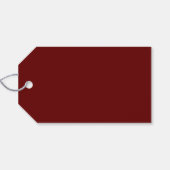 Vrede en vrede | Moderne minimalistische kerstdage Cadeaulabel (Achterkant Horizontaal)