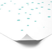 Vrede en vrede | Snowman met kerstmis Perfect Poster (Hoek)