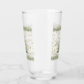 Vrede en vreugde groene kerstboom glas (Rechts)