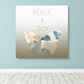 Vrede en Vreugde Vlinder Canvas Afdruk (Insitu (Houten vloer))