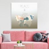 Vrede en Vreugde Vlinder Canvas Afdruk (Insitu (Woonkamer))