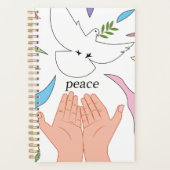 Vrede en warme planner boek (Voorkant)