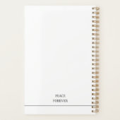 Vrede en warme planner boek (Achterkant)