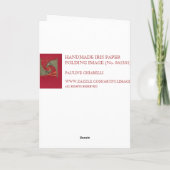 VREDE FEESTDAGEN KAART (Achterkant)