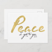 Vrede geef ik u briefkaart (Voorkant / Achterkant)