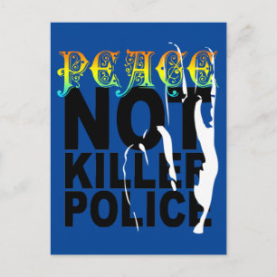 VREDE GEEN DOLERPOLITIE BRIEFKAART