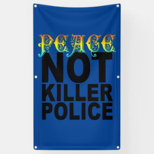 VREDE GEEN DOLERPOLITIE SPANDOEK