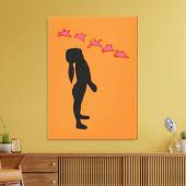 Vrede, Geen Oorlogscanvas meer Print (Insitu (Woonkamer))