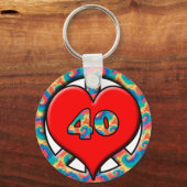 Vrede, hart, 40 sleutelhanger (Voorkant)