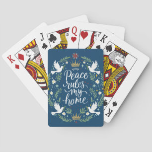 Vrede Heerst in Mijn Huis Pokerkaarten
