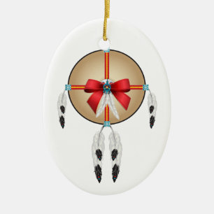 Vrede hier op aarde, Ojibwe Keramisch Ornament