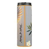 "Vrede houdt van kunstexpressie" Thermosbeker (Achterkant)