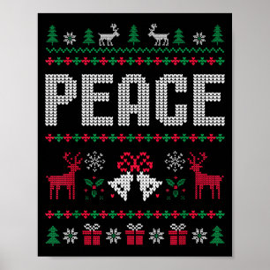 Vrede Ik Kom In Vrede Bijpassend Stel Lelijk Kerst Poster