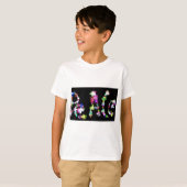 "VREDE" in bloemen Art Print T-shirt (Voorkant volledig)