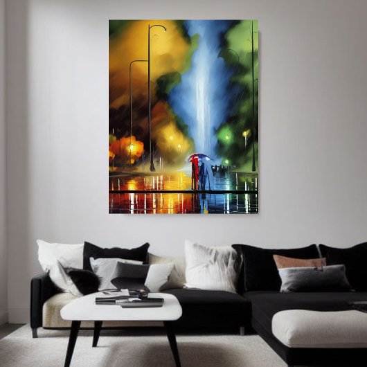 Vrede in de Storm Canvas Afdruk