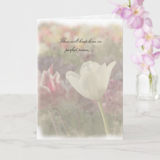 Vrede in de storm kaart (Orchidee)