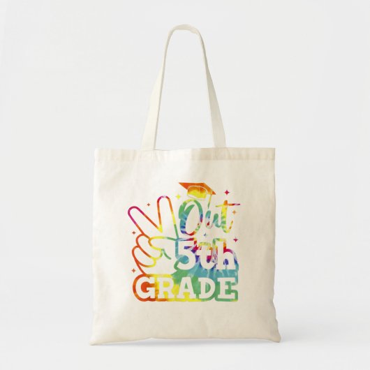Vrede in de vijfde klas Afstuderen vorige schoolda Tote Bag (Voorkant)