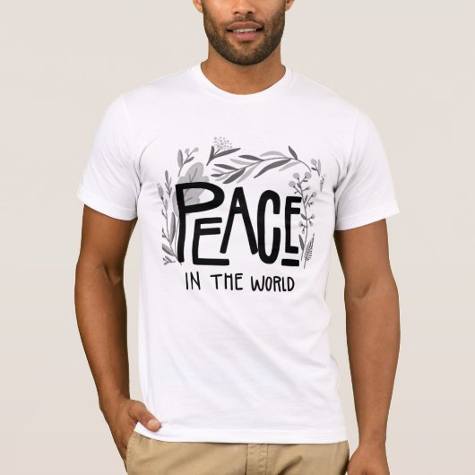 Vrede in de Wereld T-shirt (Voorkant)