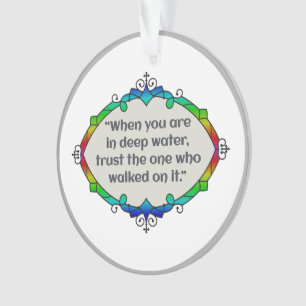 Vrede in diepe wateren ornament