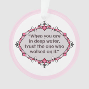 Vrede in diepe wateren ornament