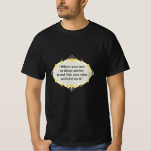 Vrede in diepe wateren t-shirt