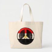 Vrede in Egypte Grote Tote Bag (Voorkant)