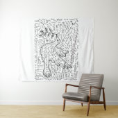 Vrede in elke taal wandkleed (In Situ (horizontaal))