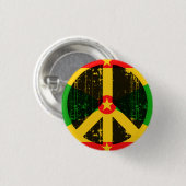 Vrede in Greneda Ronde Button 3,2 Cm (Voorkant /achterkant)
