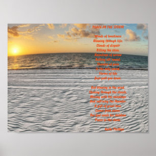 Vrede in het Storm gedicht Poster