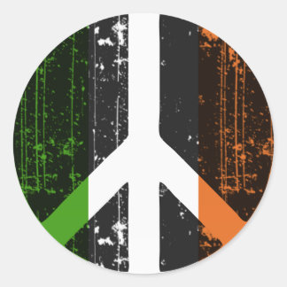 vrede in Ierland Ronde Sticker