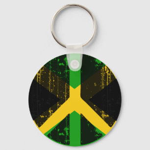 Vrede in Jamaica Sleutelhanger