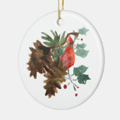 Vrede in Natuur Kerst Gepersonaliseerd Ornament (Links)