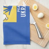 vrede in oekraïne - liefde en steun theedoek (Quarter Fold)
