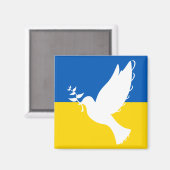 Vrede in Oekraïne Magnate Magneet (Voorkant / Achterkant)