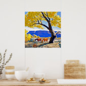 “Vrede in oktober” van Maynard Dixon Poster (Keuken)