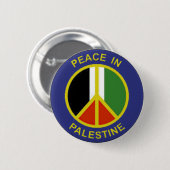 Vrede in Palestina-Button Ronde Button 5,7 Cm (Voorkant /achterkant)