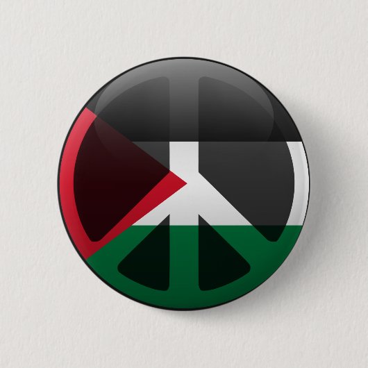 Vrede in Palestina Ronde Button 5,7 Cm (Voorkant)