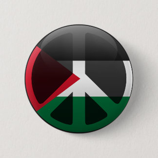 Vrede in Palestina Ronde Button 5,7 Cm