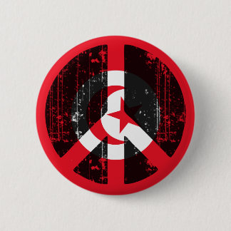 Vrede in Tunesië Ronde Button 5,7 Cm