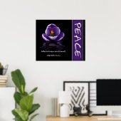 Vrede Inspirerend Poster (Thuiskantoor)