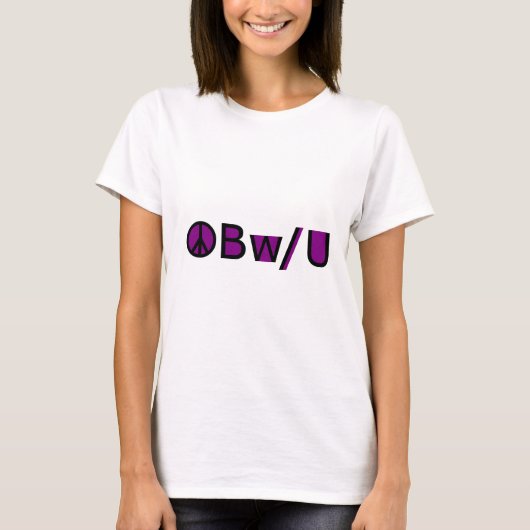 VREDE IS BIJ U T-SHIRT (Voorkant)