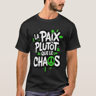 Vrede is een keuze t-shirt