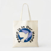 VREDE IS IN ONZE HANDEN  TOTE BAG (Voorkant)