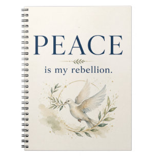 Vrede Is Mijn Rebellie Journaal Notitieboek
