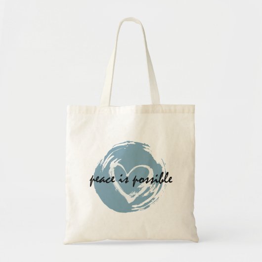 Vrede is mogelijk tote bag (Voorkant)