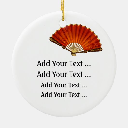 Vrede - Japans symbool - SRF Keramisch Ornament (Achterkant)