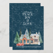 VREDE, JOY & LOVE, kersthuizen (Voorkant / Achterkant)