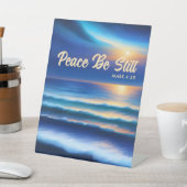 Vrede kan nog steeds voetstuk teken reclamebord met voetstuk (Insitu)