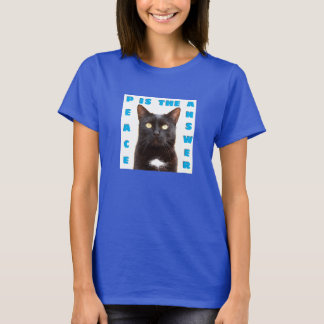 Vrede - kat (donker) T-shirt